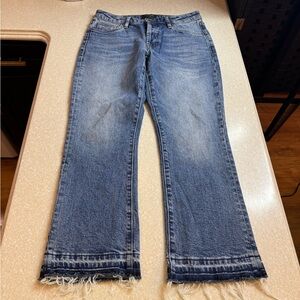 Earnest Sewn Jane Frayed Hem Jeans (27)